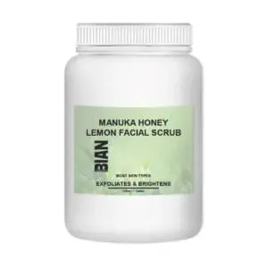 Image of Manuka Honey Lemon Facial Scrub - Manuka Honey Lemon Facial Scrub gently exfoliates and brightens skin. Remove dead skin cells for...